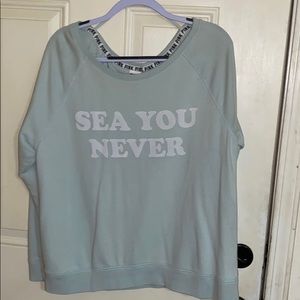 Victoria’s Secret Pink Open Back Sweatshirt